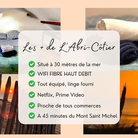 L'Abri-Cotier A 30 Metres De La Mer Annoville Εξωτερικό φωτογραφία